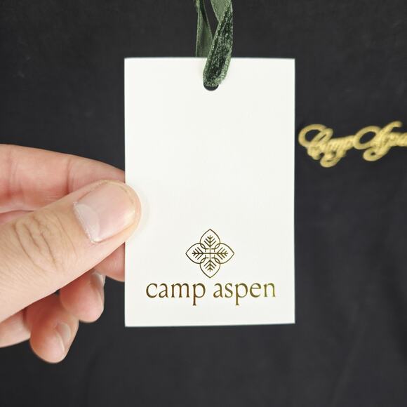 Camp Aspen Snow Leaf T- Shirt Mens Size Large Black NWT Streetwear - Picture 4 of 8